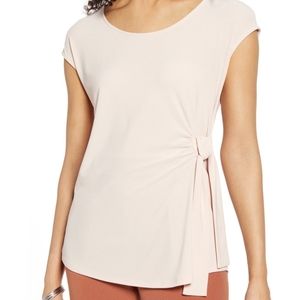 Halogen pink waist tie blouse!